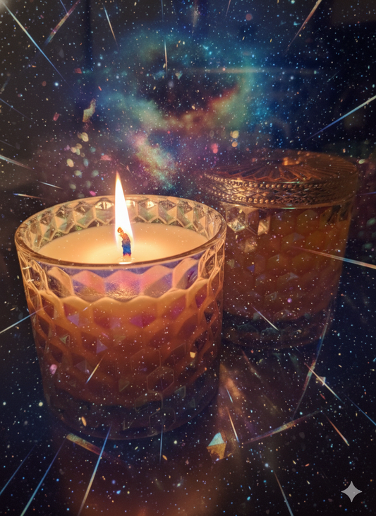 Iridescent Candle